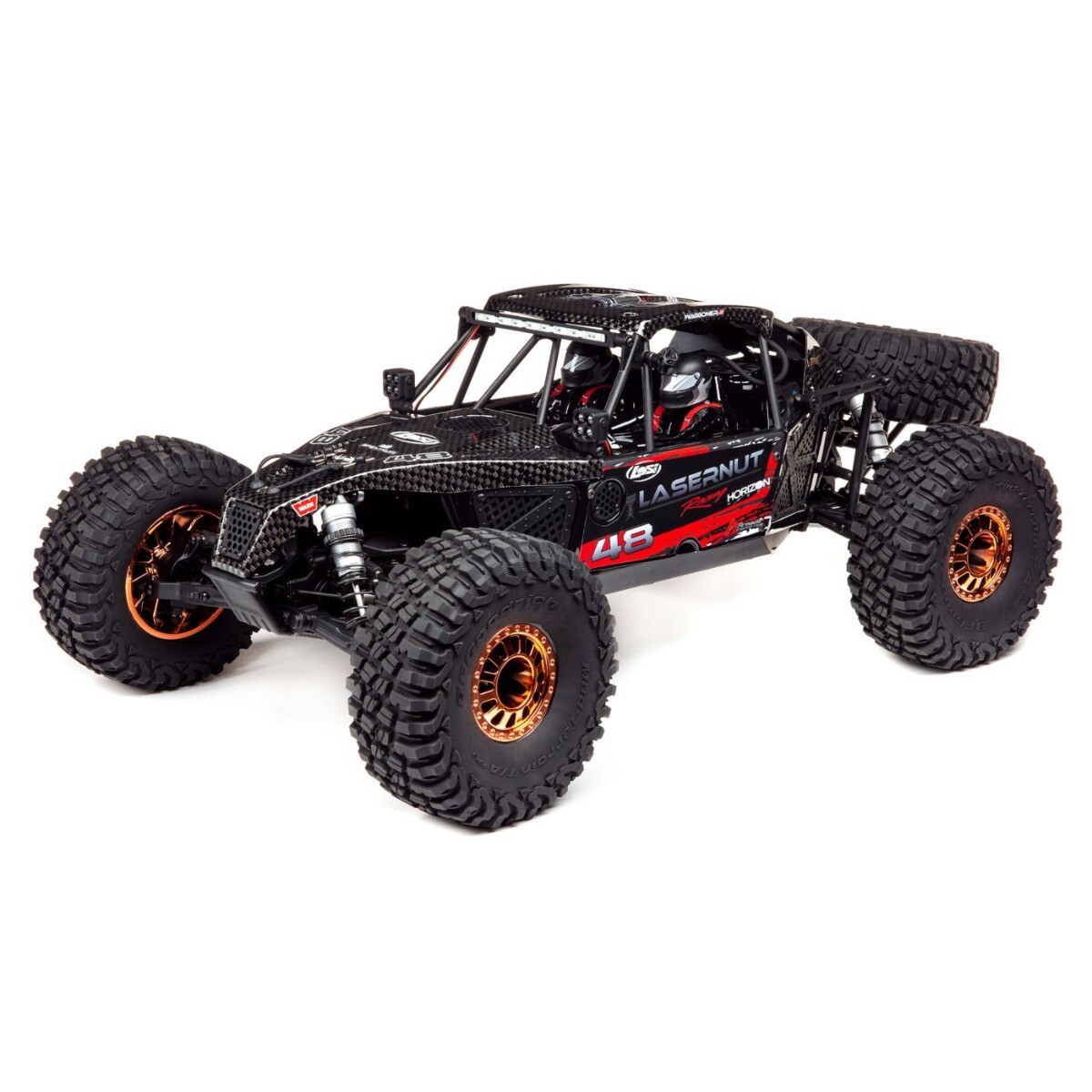 Losi Lasernut U4 SMART 4WD Brushless Rock Racer RTR - Zwart