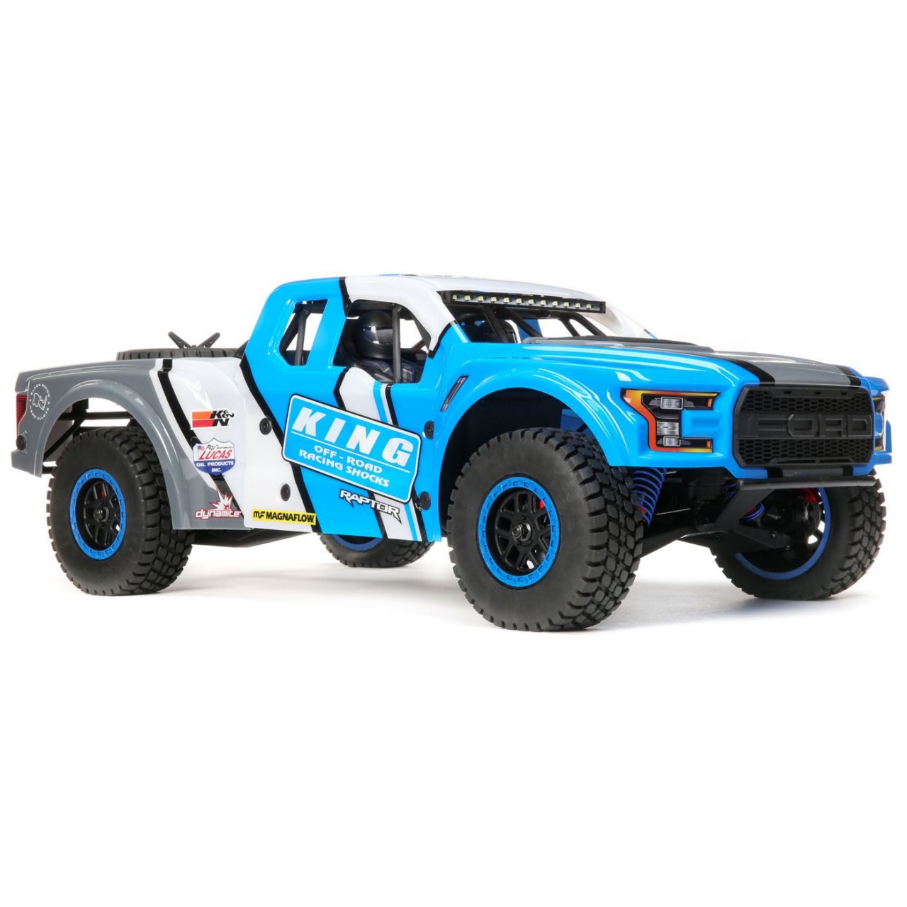 Losi Ford Raptor Baja Rey 4WD Desert Truck Brushless RTR V2 - King Shocks