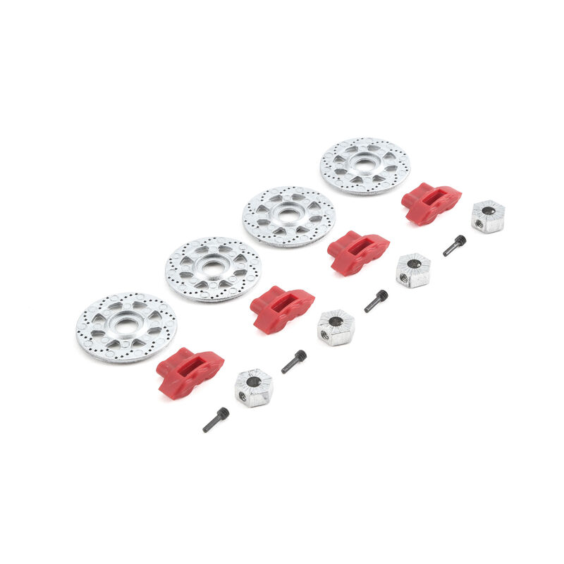 Losi - Hex Rotor Caliper and Pin Set (4): Baja Rey (LOS232006) afbeelding
