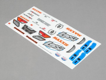 Losi - ElectricBlueDecalSheet Rock Rey (LOS239002)