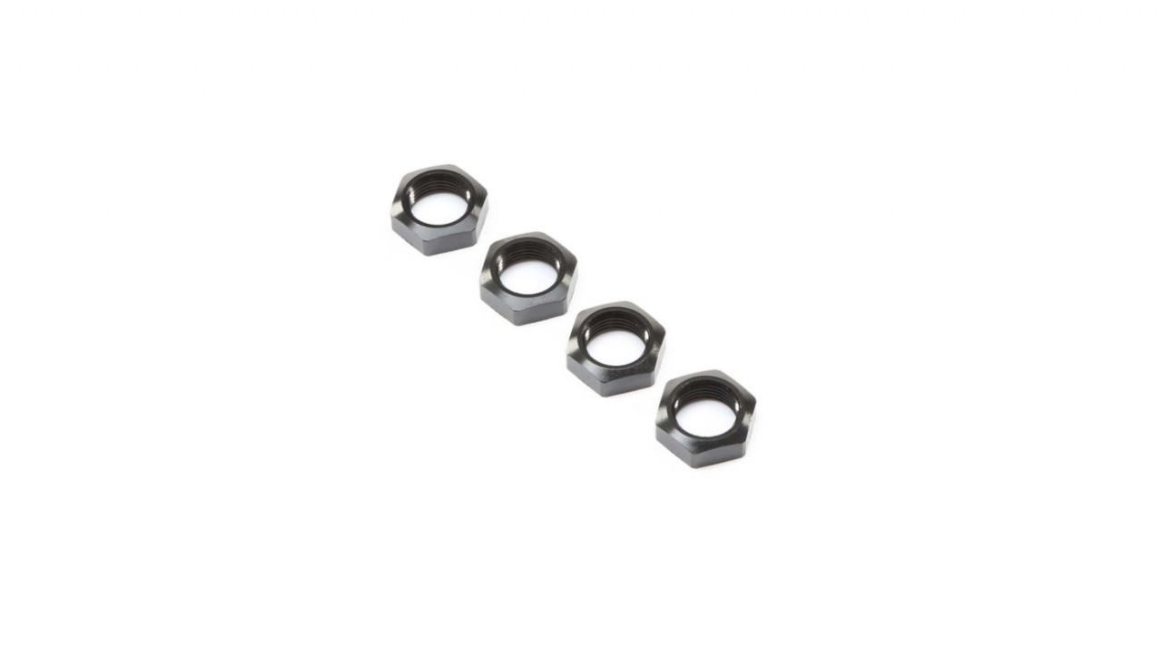 Wheel Nuts, Black (4): Super Baja Rey (LOS252078) afbeelding