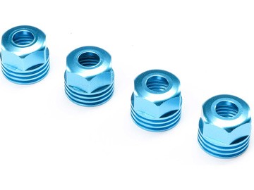 Losi - Lower Shock Caps Aluminum King Blue (4): SBR 2.0 (LOS253032) afbeelding