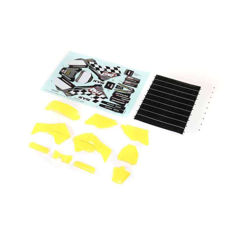 Losi - Yellow Plastics w/Wraps: Promoto-MX (LOS260003)