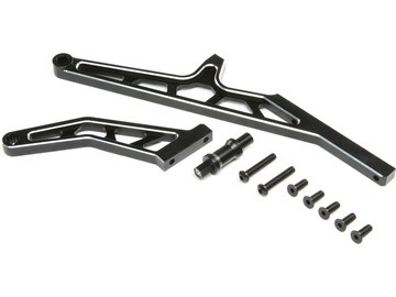 Losi - Chassis Brace Set Rear Aluminum Black: DBXL-E 2.0 (LOS351015) afbeelding