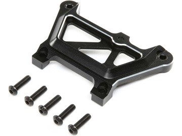 Losi - Front Top Plate Aluminum Black: DBXL-E 2.0 (LOS351018) afbeelding