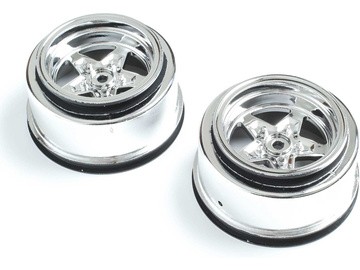 Losi - Rear Wheel Chrome (2): 22S Drag (LOS43046) afbeelding