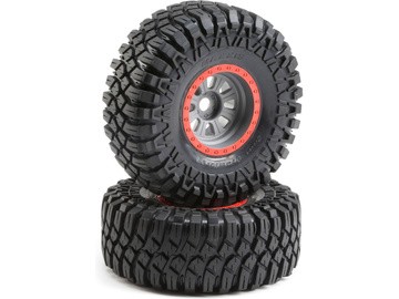 Losi - 1/6 Maxxis Creepy Crawler LT Front/Rear 3.6 Pre-Mounted Tires 20mm Hex (2): Super Rock Rey (LOS45029) afbeelding