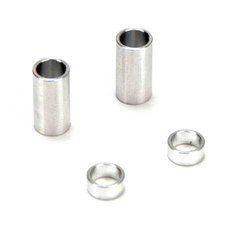 Rear Axle Spacer Set, Aluminum: CCR (LOSA3185) afbeelding