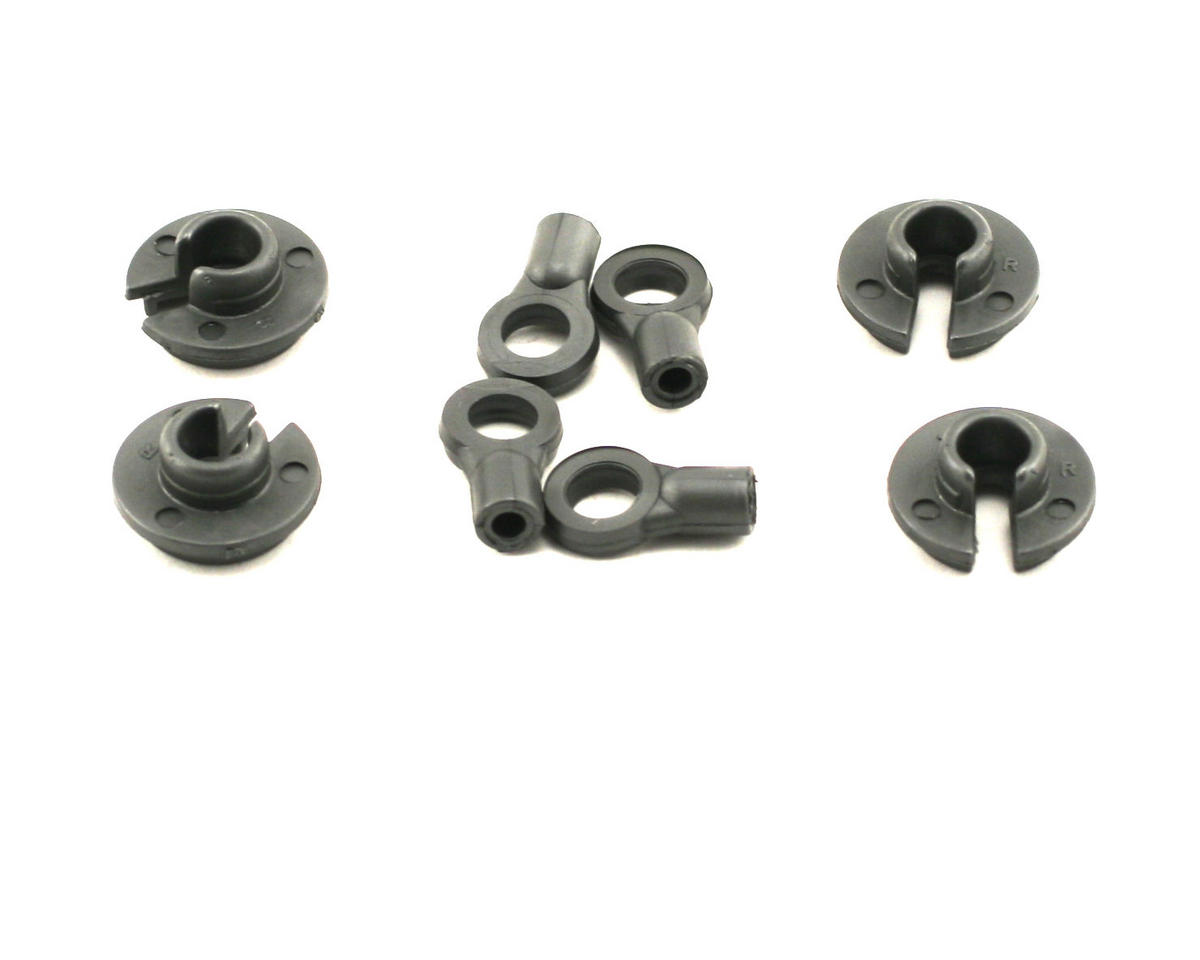Shock Ends & Cups (4) (LOSA5079)