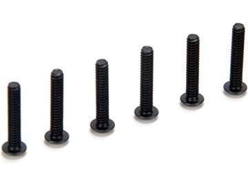 Losi - Flat Head Screws 4-40 x 5/8 (6) (LOSA6283) afbeelding