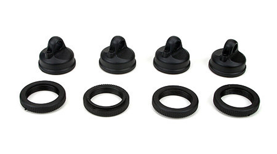 Shock Adjuster Nut & Cap (4): LST2, AFT, XXL2 (LOSB2815) afbeelding