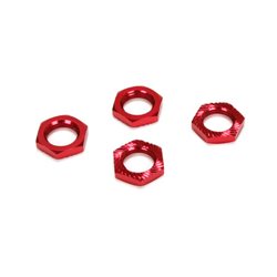 Nut, 17 x 5mm, Serrated, Red: LST XXL2-E (LOS242005)