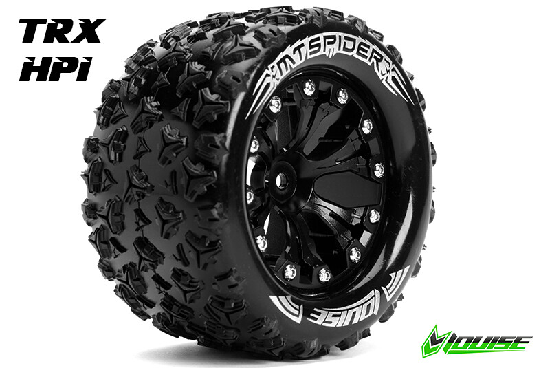 Louise MT-SPIDER Soft banden op 2.8" Velgen Zwart - 1/2" Offset - Hex 12mm afbeelding