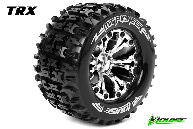 Louise MT-SPIDER Soft banden op 2.8" Velgen Chroom - 0" Offset - Hex 12mm afbeelding