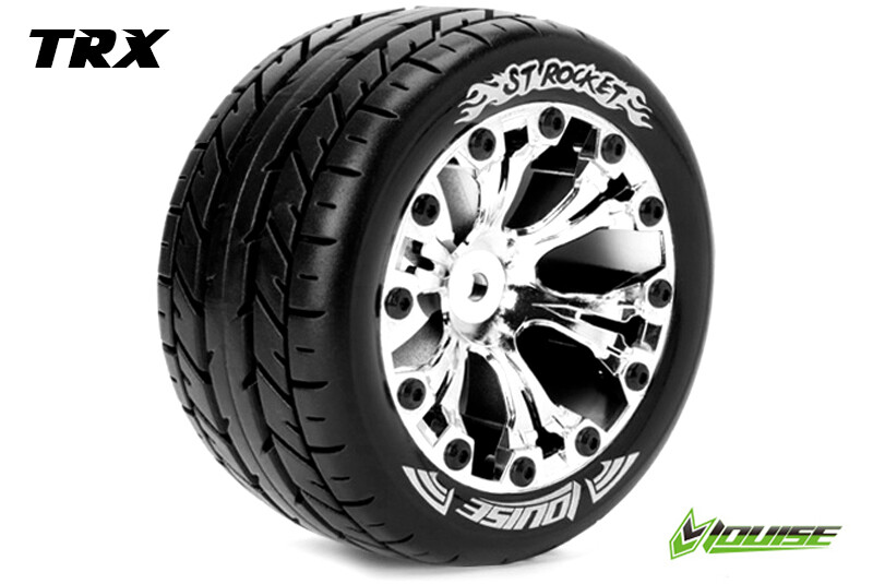 Louise ST-ROCKET Soft banden op 2.8" Velgen Chroom - 0" Offset - Hex 12mm afbeelding