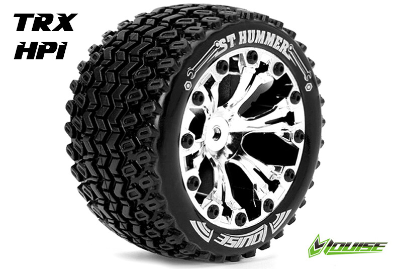 Louise ST-HUMMER Soft banden op 2.8" Velgen Chroom - 1/2" Offset - Hex 12mm afbeelding
