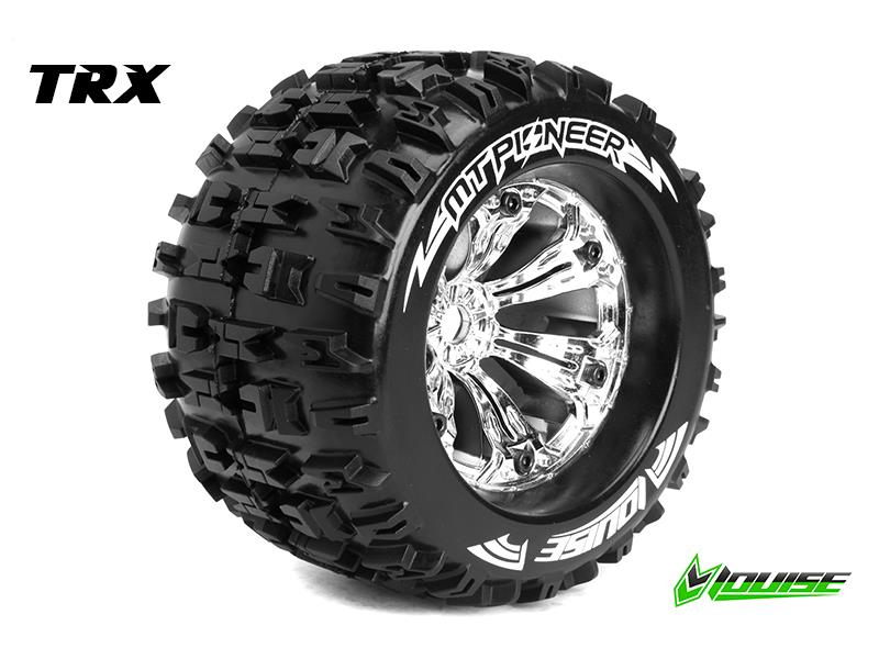 Louise MT-PIONEER Medium banden op chrome velgen voor 1/8 MT - 1/2 offset afbeelding