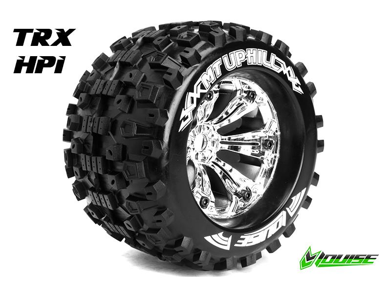 Louise MT-UPHILL Medium banden op chrome velgen voor 1/8 MT - 1/2 offset afbeelding