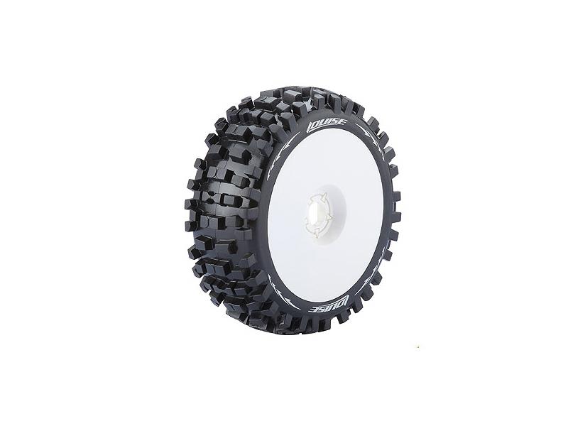 Louise B-ULLDOZE Soft banden op witte disc velgen voor 1/8 buggy afbeelding