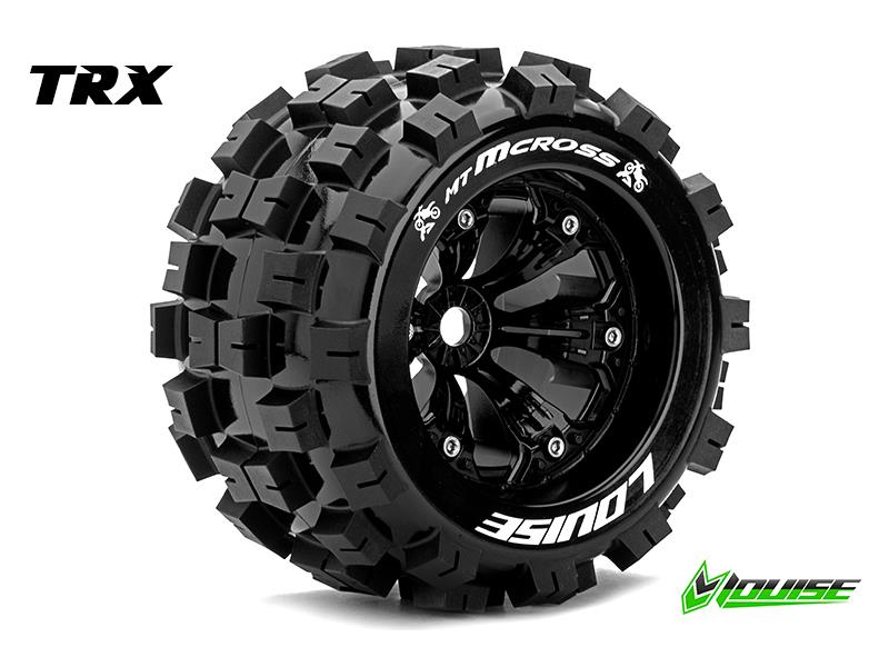 Louise MT-MCROSS Medium banden op zwarte velgen voor 1/8 MT - 1/2 offset afbeelding