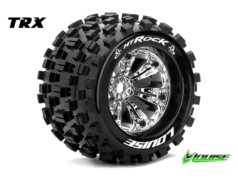 Louise MT-ROCK Medium banden op chrome velgen voor 1/8 MT - 1/2 offset afbeelding
