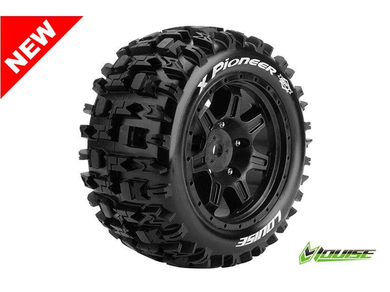 Louise X-PIONEER X-Maxx Banden Set op Zwarte Sport Velgen afbeelding