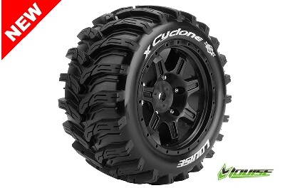 Louise X-Cyclone X-Maxx Banden Set op Zwarte Sport Velgen afbeelding