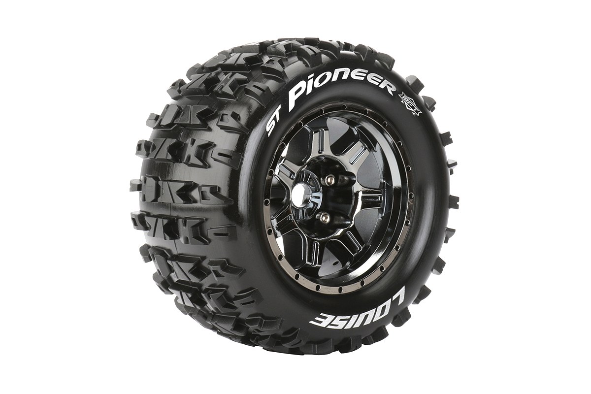 Louise ST-Pioneer MFT banden op zwart/chrome velgen voor 1/8 ST - 0 offset afbeelding