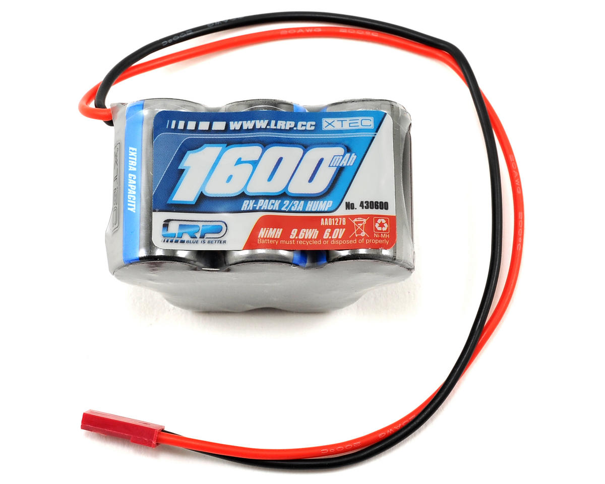 LRP XTEC nimh 1600mah 6V ontvanger accu - Hump