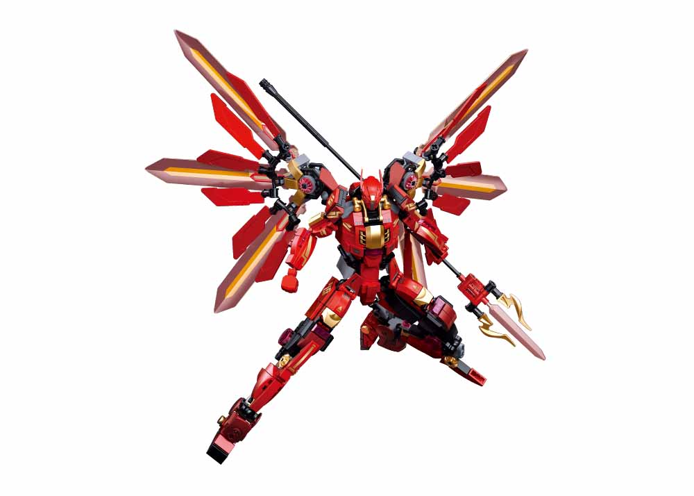 Sluban - M38-B1152 Mecha Red Falcon | City & Space Gardian | Robot technic modelbouw | Millennium speelgoed Classic Creator STEM bouwpakket | Expert technisch bouwpakket voor volwa