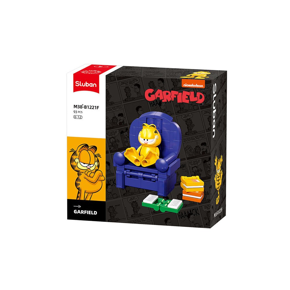 Sluban Garfield bouwstenen set - Stoel (M38-B1221F)