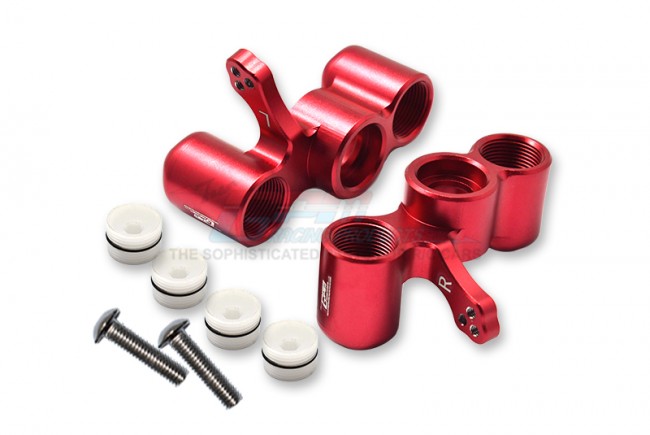 GPM Aluminium front knuckle arms Rood - 8pcs set