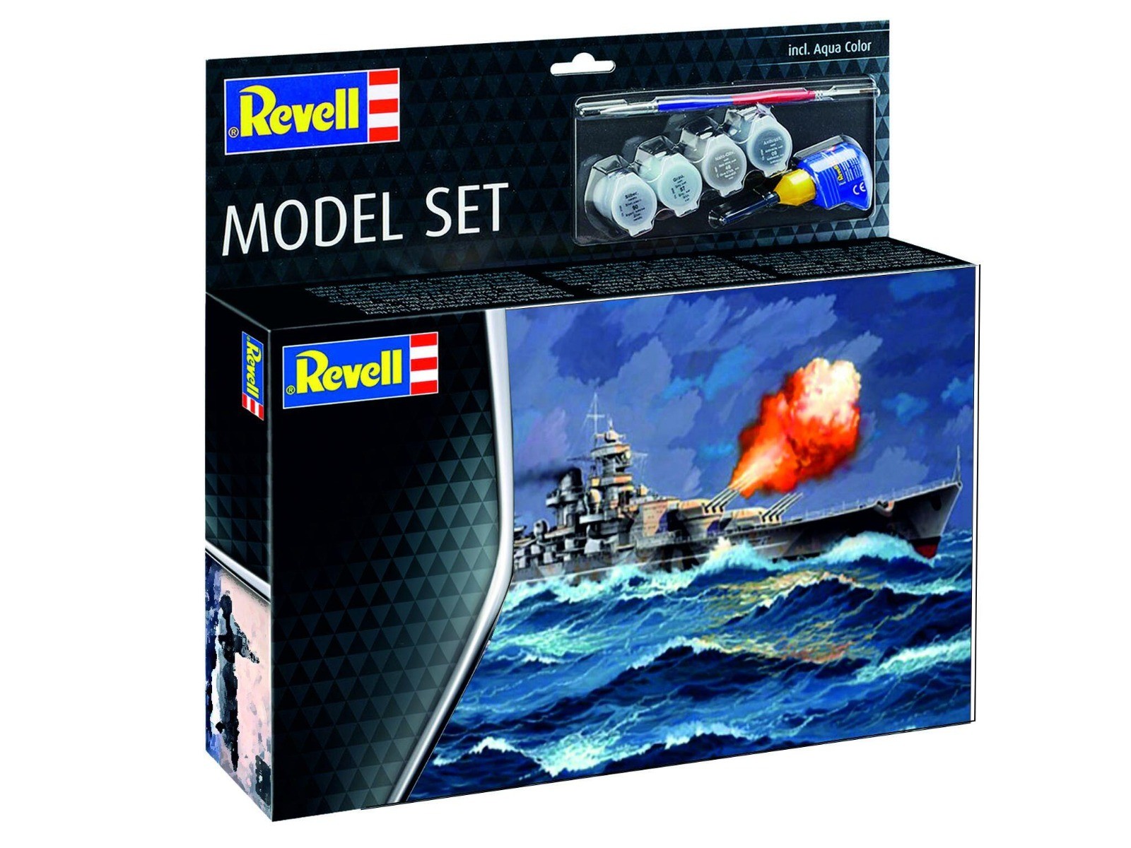 1:1200 Revell 65181 Battleship Gneisenau - Model Set Plastic Modelbouwpakket