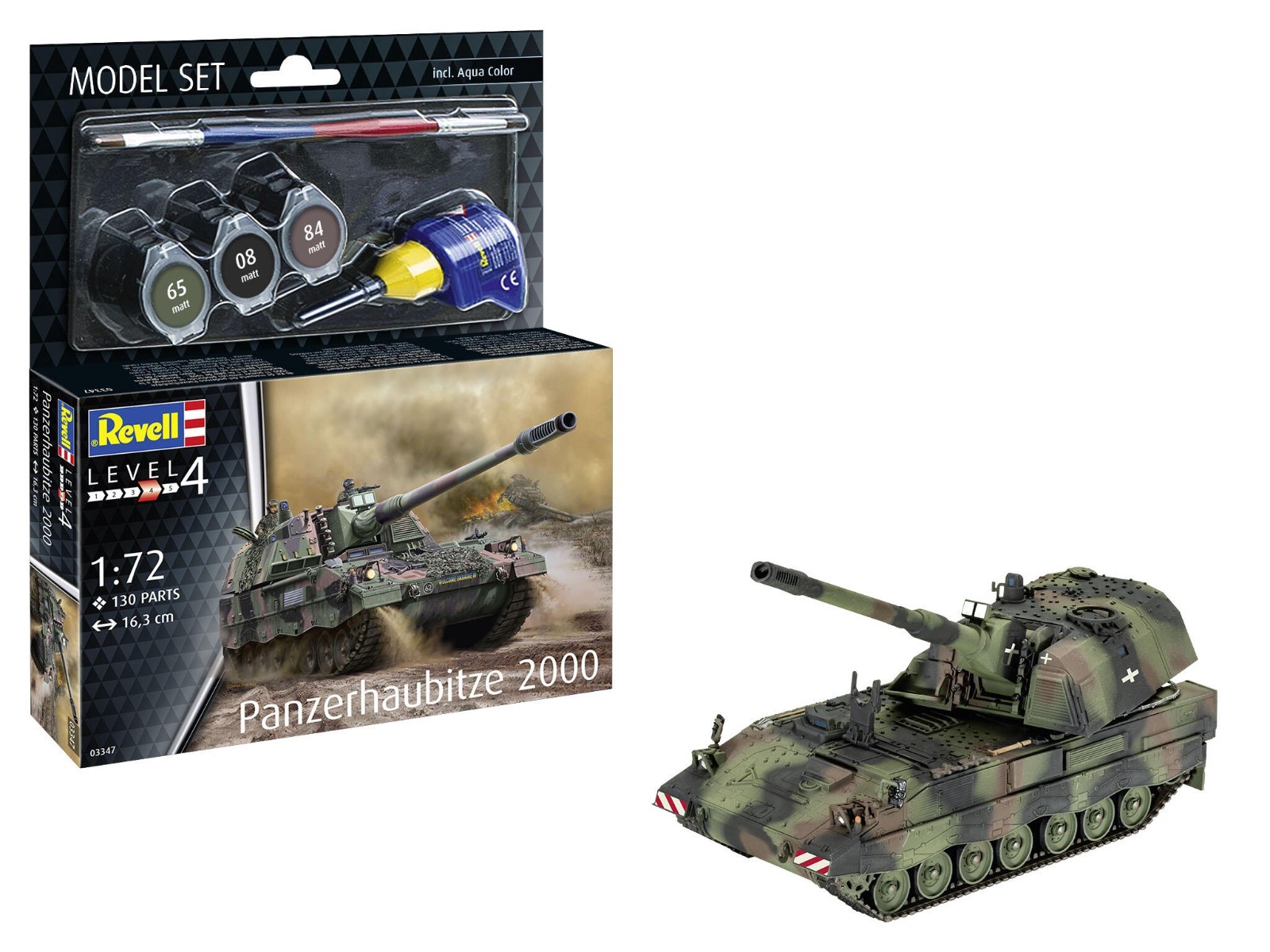 Revell 1/72 Panzerhaubitze 2000 Model-Set