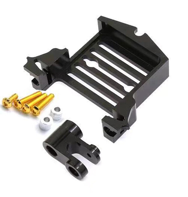 Aluminium Servo Mount + Aluminium 25T Servo Horn - Traxxas Maxx/Traxxas X-Maxx afbeelding