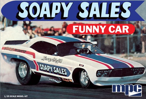 MPC Soapy Sales Dodge Challenger Funny Car 1/25
