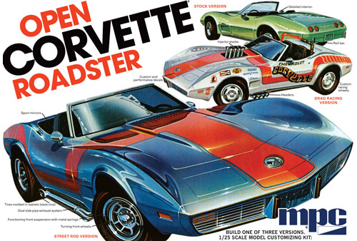 MPC 1975 Chevy Corvette Convertible 1/25