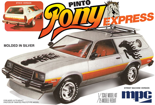 MPC 1979 Ford Pinto Wagon Pony Express 1/25