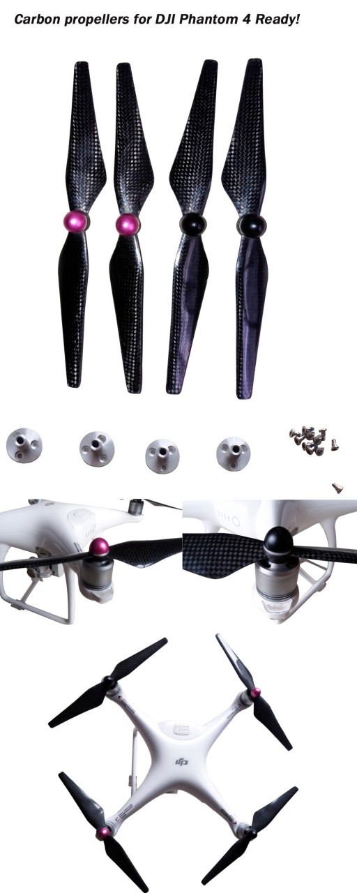 Carbon Self-Tightening Propellors 1CW+1CCW voor DJI Phantom 4 afbeelding