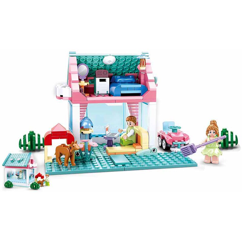 Sluban New Neighbours (Girl's Dream) bouwstenen set afbeelding