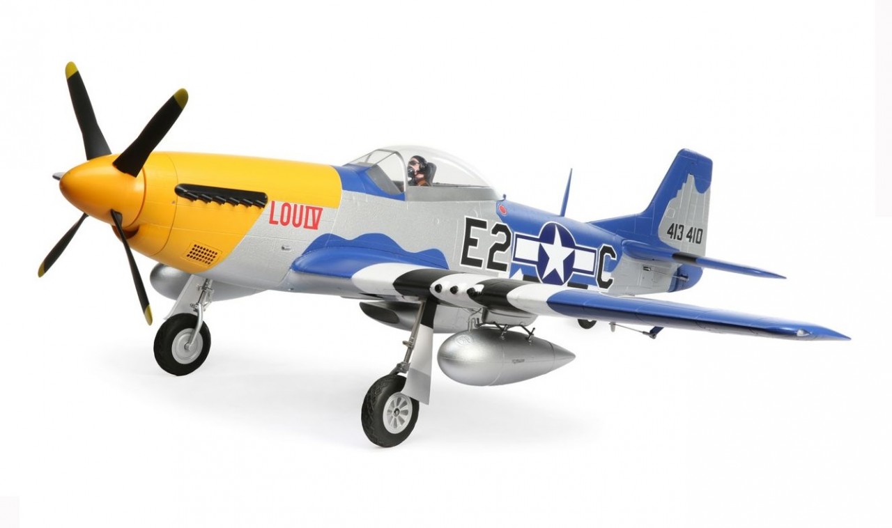 E-Flite P-51D Mustang 1.5m electro vliegtuig - PNF