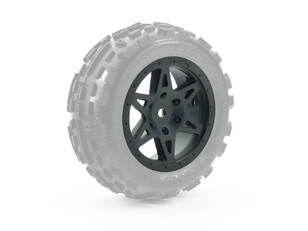 Front Wheel Raider (Black) (2PCS) (AR510038)