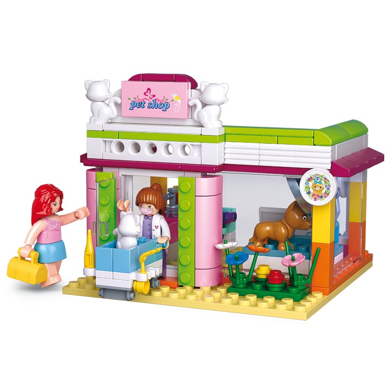 Sluban Pet Shop (Girl's Dream) bouwstenen set afbeelding