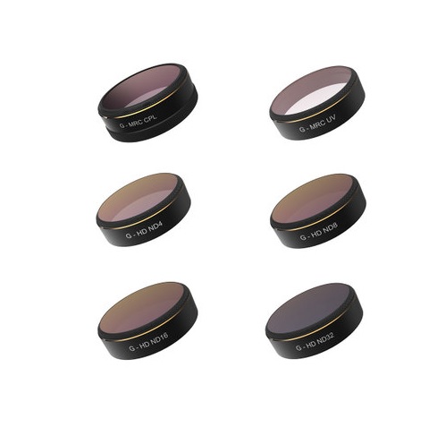 Filter pack (HD-ND4, ND8, ND16, ND32, CPL, UV) voor de DJI Phantom 4 Pro