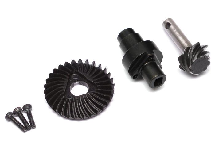 Boom Racing Heavy Duty Keyed Helical Gear 30/8T + Differential Locker Spool set for AR44 Axle
