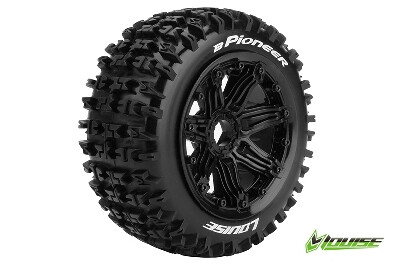 Louise B-Pioneer Voorbanden Set - Velgen Zwart - Hex 24mm afbeelding