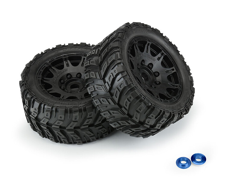 Proline Masher X XP HP Belted Tyres Mounted for X-Maxx (PL10176-10)