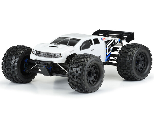 Proline Pre-Cut Brute Bash Armor Body (White) voor Traxxas E-Revo 2.0