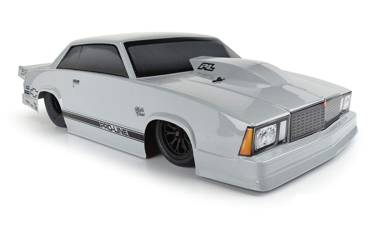 Proline 1978 Chevrolet Malibu Stone Grey drag body afbeelding