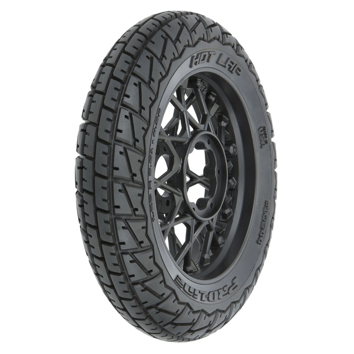 Proline - 1/4 Hot Lap MX S3 Front Tire MTD Black Supermoto Wheel: Promoto-MX